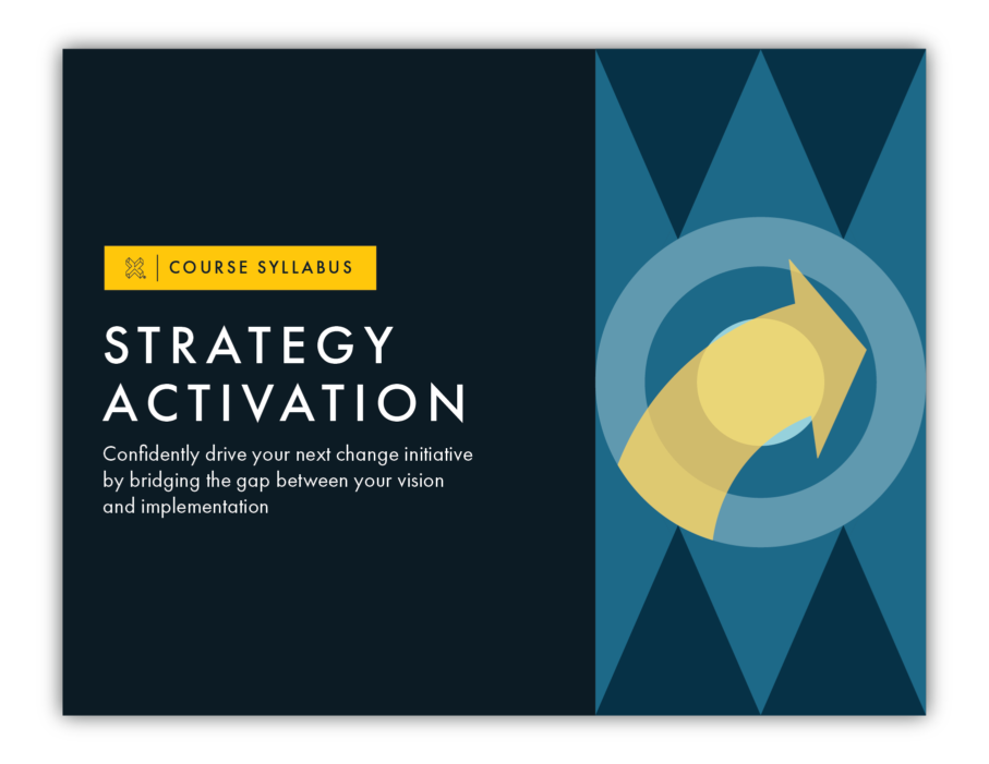 Strategy Activation course syllabus cover